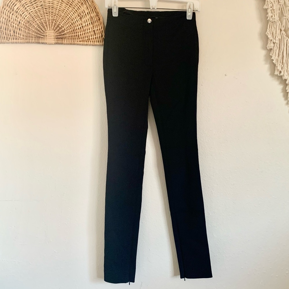 Helmut Lang Italian Wool Split Hem Pants size 0
